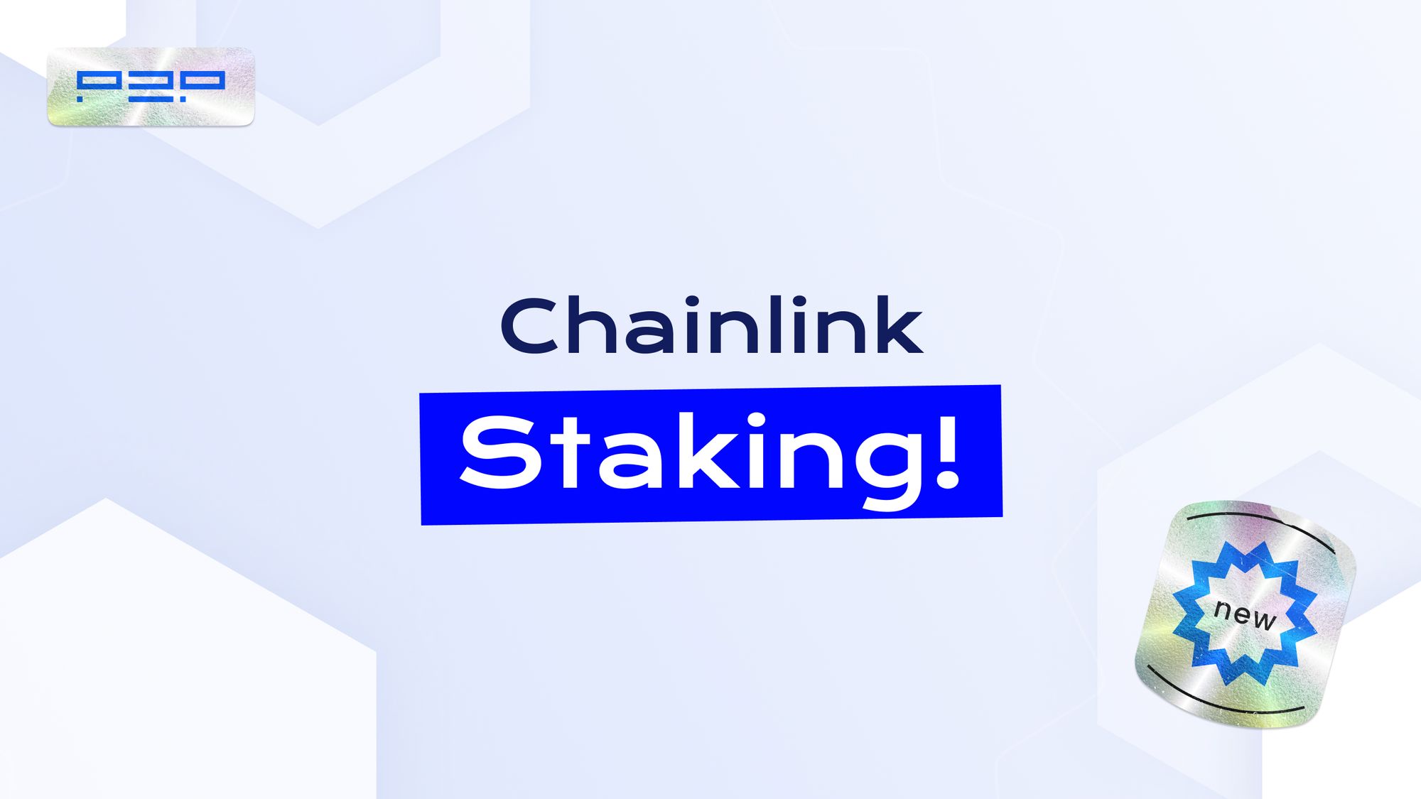 Chainlink staking overview