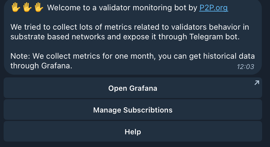 Validator Monitoring Service User Guide